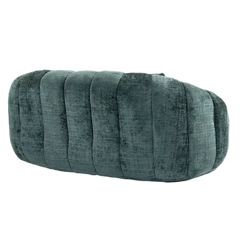 Chaise longue causeuse 59" en chenille rembourrée de mousse