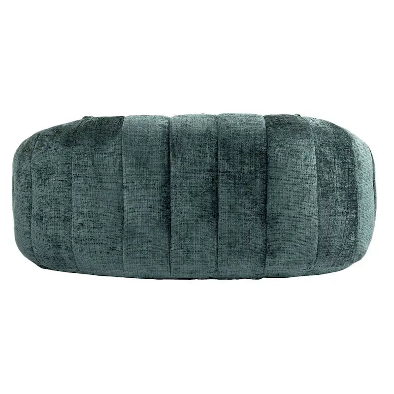 Chaise longue causeuse 59" en chenille rembourrée de mousse
