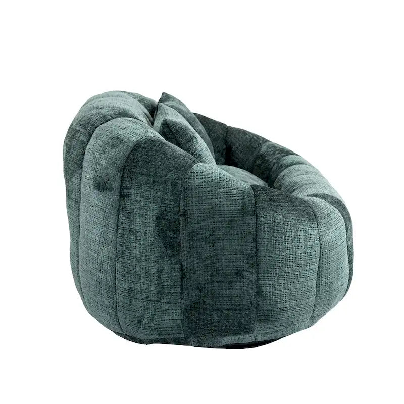 Chaise longue causeuse 59" en chenille rembourrée de mousse