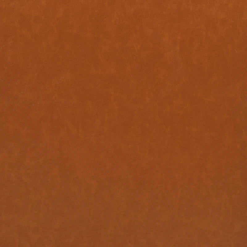 Fauteuil d'appoint en similicuir marron avec pieds fuselés