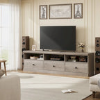 Meuble TV de 178 cm avec 3 tiroirs et étagères ouvertes
