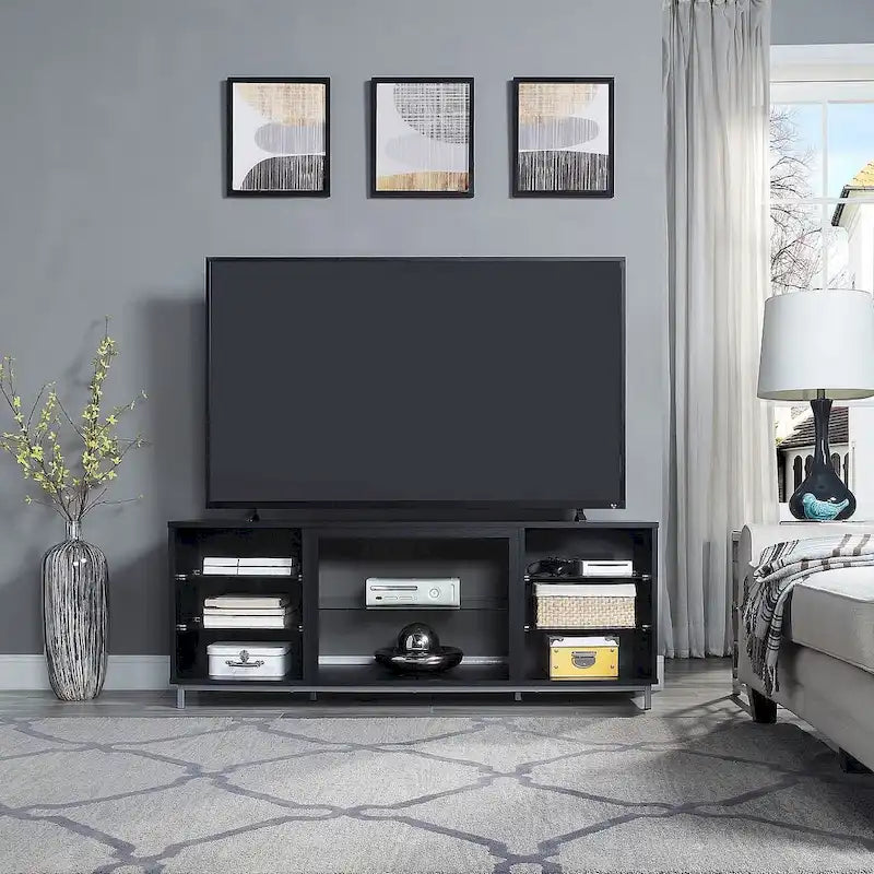 Meuble console Brighton de 60 po avec gestion des fils