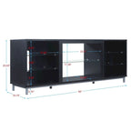 Meuble console Brighton de 60 po avec gestion des fils
