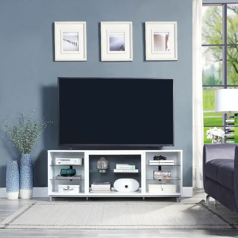 Meuble console Brighton de 60 po avec gestion des fils