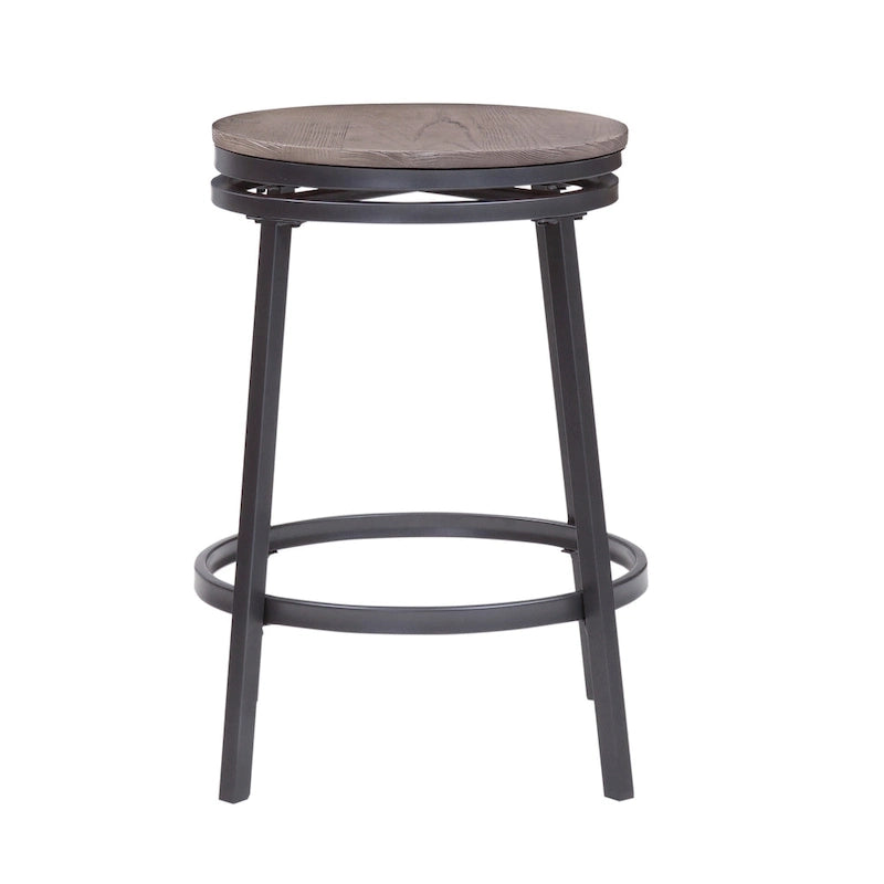 Tabouret de comptoir pivotant sans dossier
