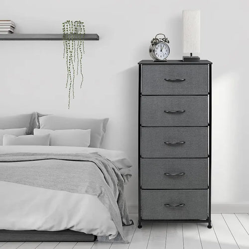 Dresser Storage Tower, Organizer for Closet, Tall Dresser for Bedroom
