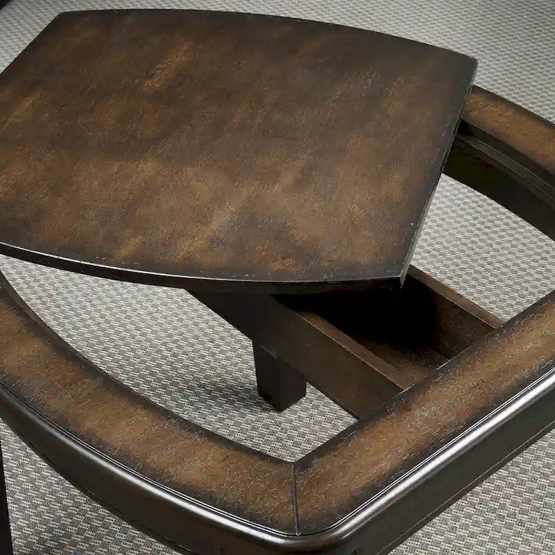 Table de jeu de fin avec échiquier