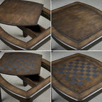 Table de jeu de fin avec échiquier