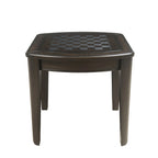 Table de jeu de fin avec échiquier