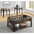 Table de jeu de fin avec échiquier