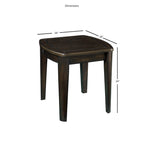 Table de jeu de fin avec échiquier