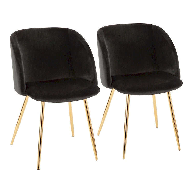 Chaises de salle à manger rembourrées (lot de 2)