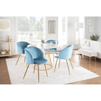 Chaises de salle à manger rembourrées (lot de 2)
