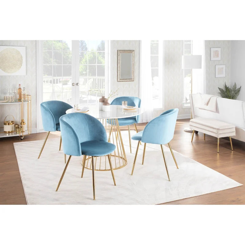 Chaises de salle à manger rembourrées (lot de 2)