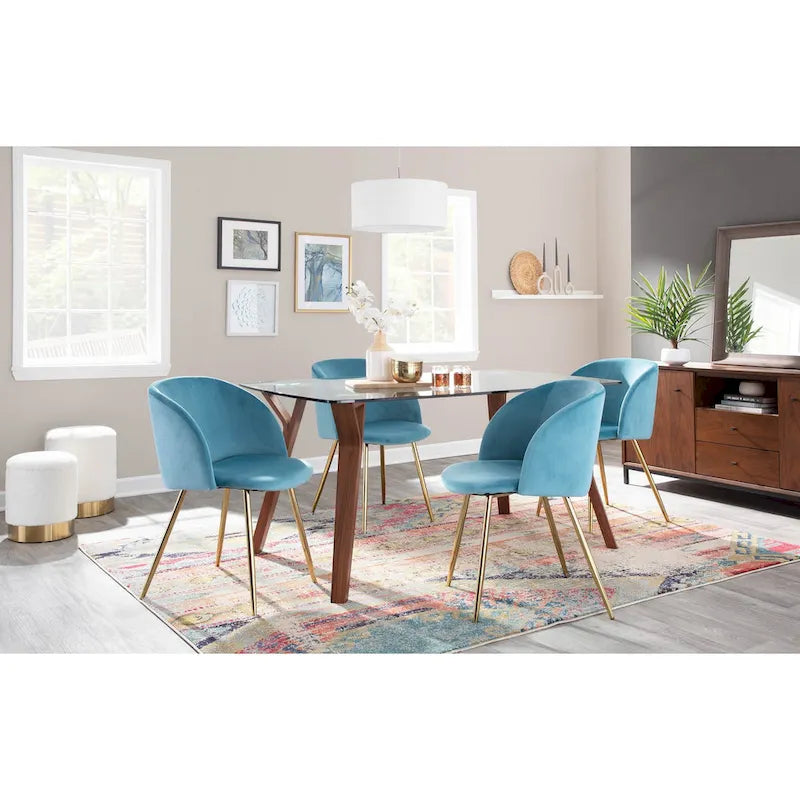 Chaises de salle à manger rembourrées (lot de 2)