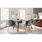 Chaises de salle à manger rembourrées (lot de 2)