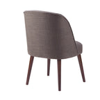 Chaise de salle à manger à dossier arrondi – 22,25 larg. x 24,5 prof. x 34,6 haut.