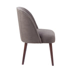 Chaise de salle à manger à dossier arrondi – 22,25 larg. x 24,5 prof. x 34,6 haut.