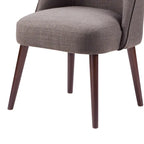 Chaise de salle à manger à dossier arrondi – 22,25 larg. x 24,5 prof. x 34,6 haut.