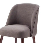 Chaise de salle à manger à dossier arrondi – 22,25 larg. x 24,5 prof. x 34,6 haut.
