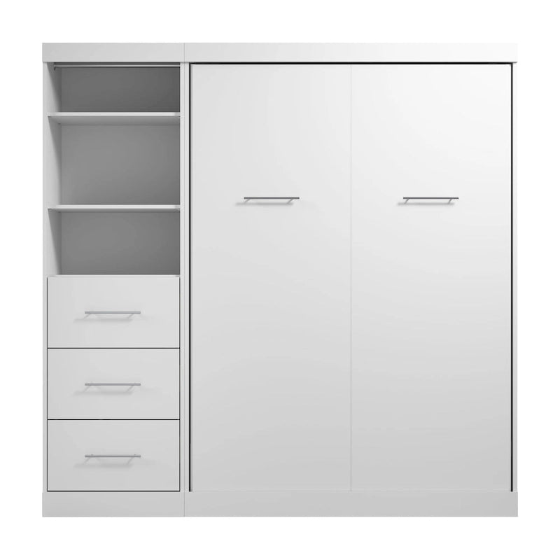 Nebula Full Murphy Bed and Closet Organizer with Drawers by 