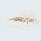 Lit plateforme en bois King Size