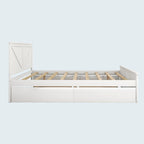 Lit plateforme en bois King Size