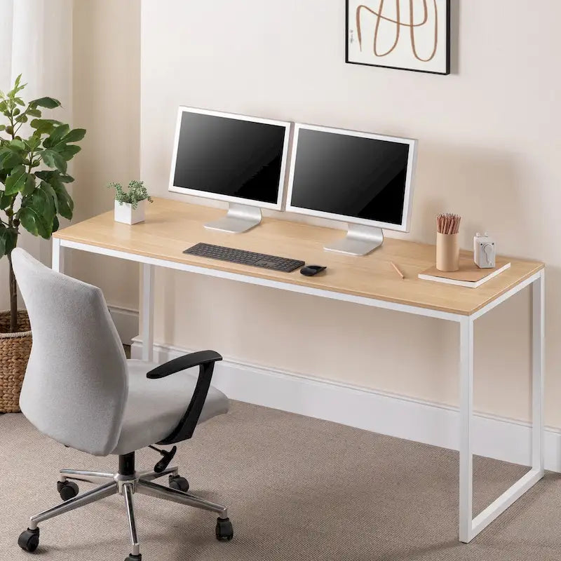 Priage by 63 Inch Frame Metal Desk