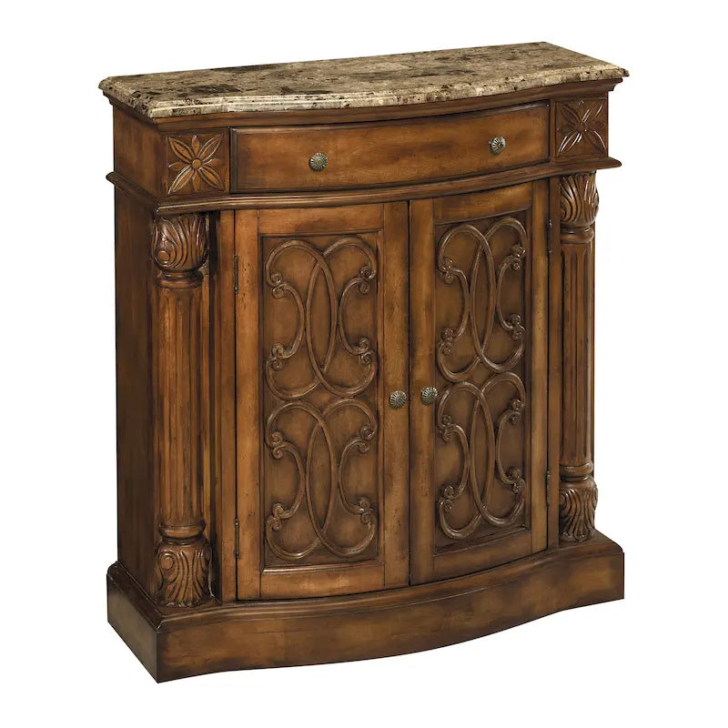  William Brown Wood 32.5 Inch Wide Credenza
