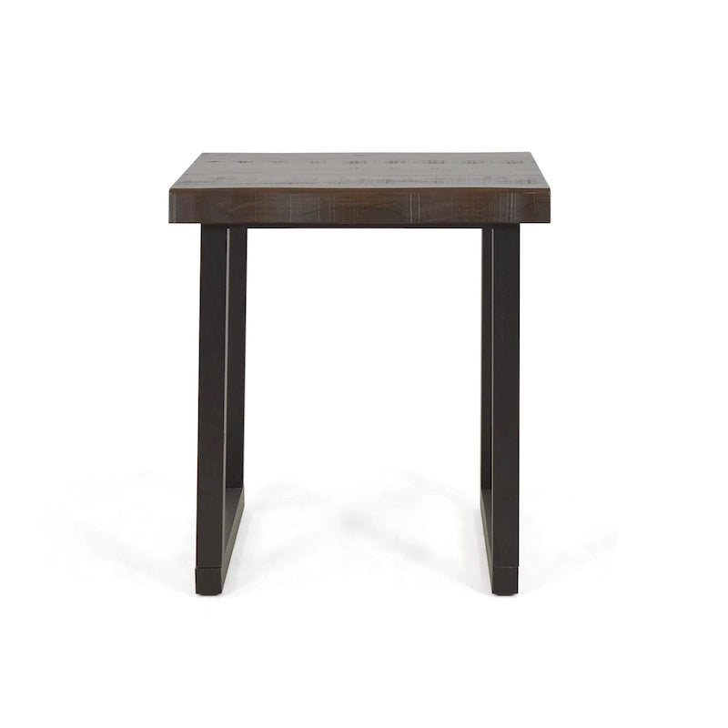 Table d'appoint à bord brut