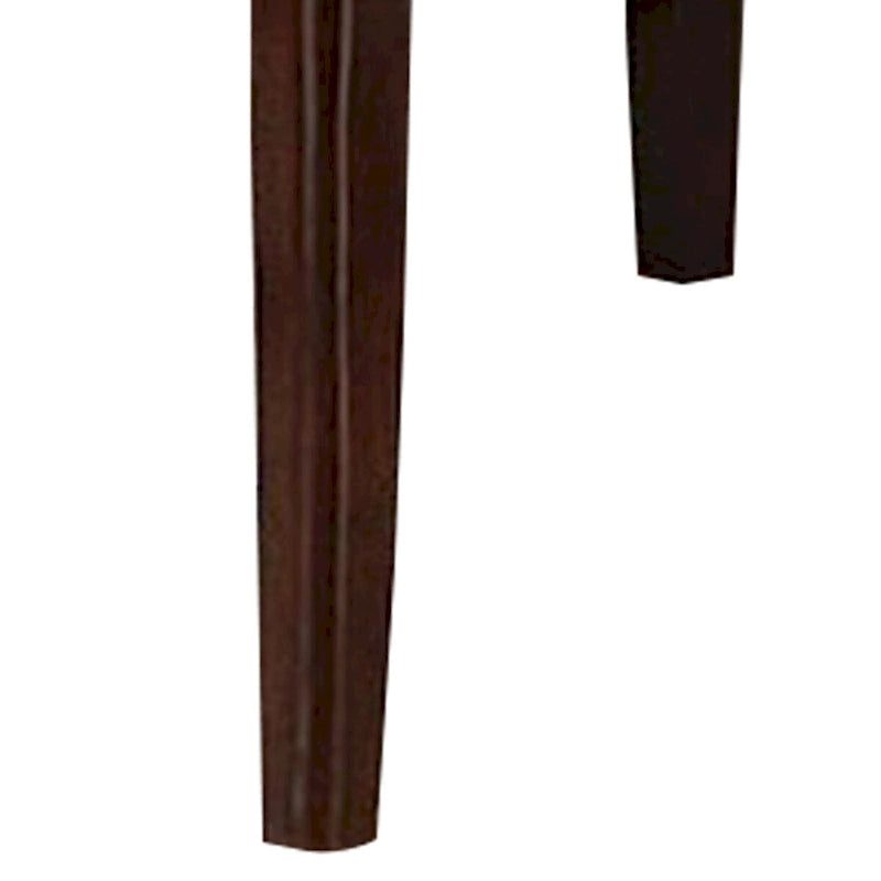 Table de salle à manger haute extensible de 52 pouces avec 2 rallonges papillon, bois brun