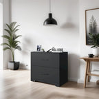 Meuble de rangement 2 tiroirs avec support pour imprimante
