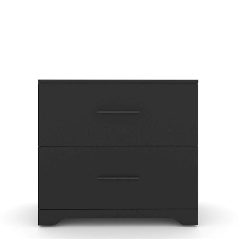 Meuble de rangement 2 tiroirs avec support pour imprimante