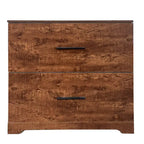 Meuble de rangement 2 tiroirs avec support pour imprimante