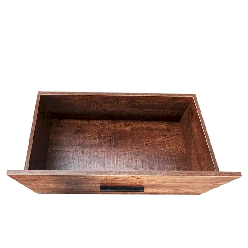 Meuble de rangement 2 tiroirs avec support pour imprimante