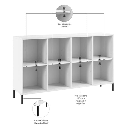 Bibliothèque de rangement 8 cubes