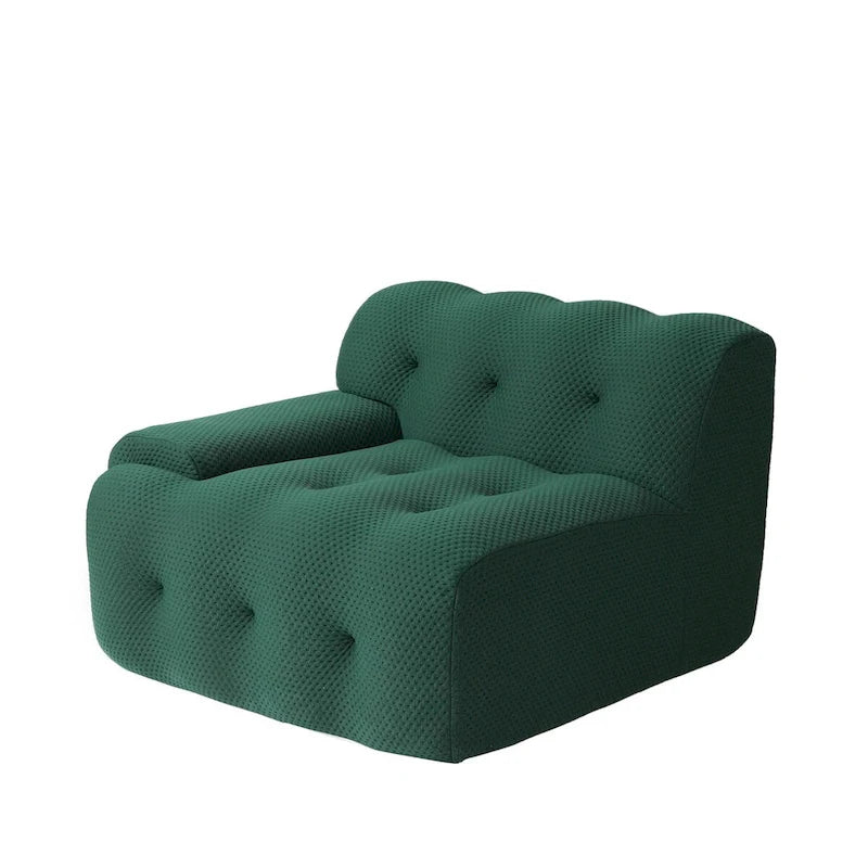 Canapé de sol 3 places en tissu tricoté 3D