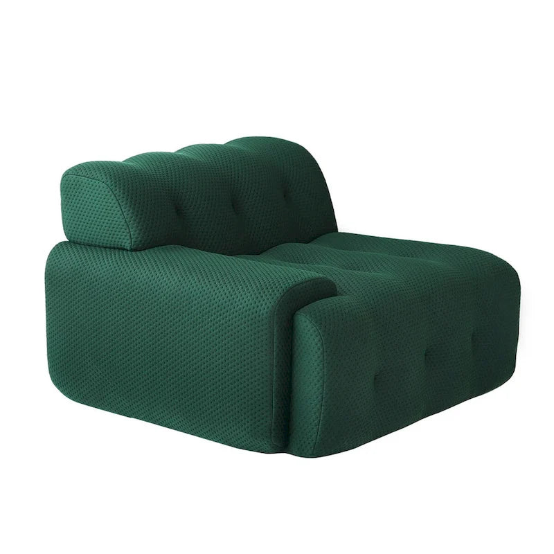 Canapé de sol 3 places en tissu tricoté 3D
